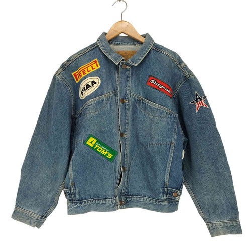 ラングラー Wrangler ワッペンデザインデニムジャケット メンズ