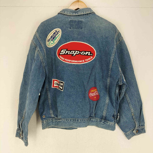ラングラー Wrangler ワッペンデザインデニムジャケット メンズ