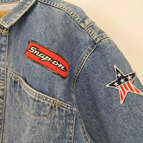 ラングラー Wrangler ワッペンデザインデニムジャケット メンズ