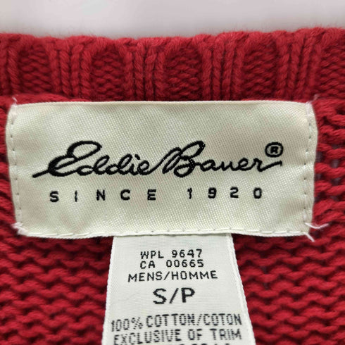 エディーバウアー Eddie Bauer 白タグ コットンニット メンズ JPN:S