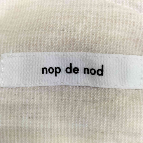 ノップデノッド nop de nod ウエストコード コーデュロイ ワイドパンツ レディース JPN:M
