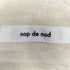 ノップデノッド nop de nod ウエストコード コーデュロイ ワイドパンツ レディース JPN:M
