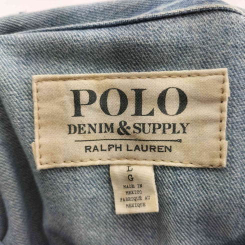 デニムアンドサプライ ラルフローレン DENIM & SUPPLY RALPH LAUREN クロップドデニムジャケット メンズ JPN:L