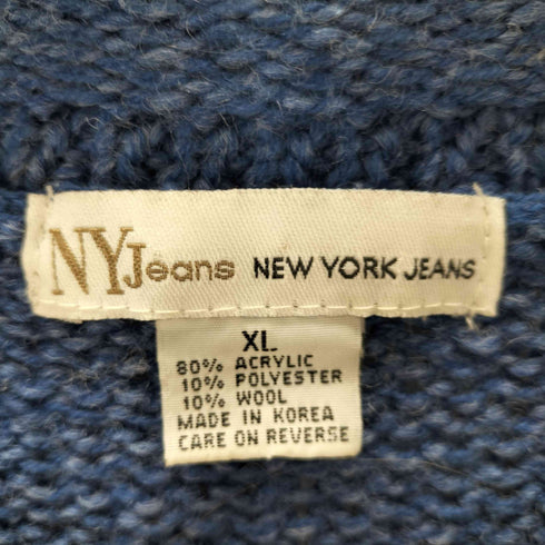 NY jeans マルチカラー ボーダーアクリルニット メンズ JPN:XL