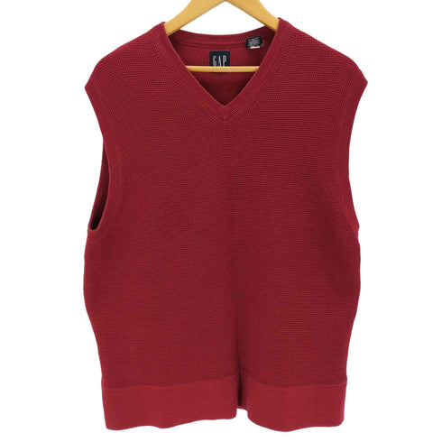 ギャップ Gap old 香港製 コットンベスト サーマル メンズ JPN:M