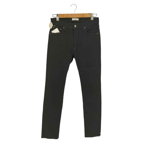 ビッグジョン BIG JOHN Tapered Skinny Denim Pants テーパード スキニー ブラック デニムパンツ メンズ 30