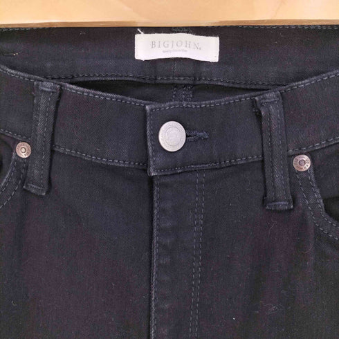 ビッグジョン BIG JOHN Tapered Skinny Denim Pants テーパード スキニー ブラック デニムパンツ メンズ 30