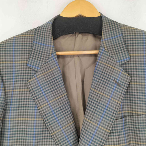 バーバリーズ BURBERRYS 80S POLIDORI ROMA チェックテーラードジャケット メンズ JPN:2