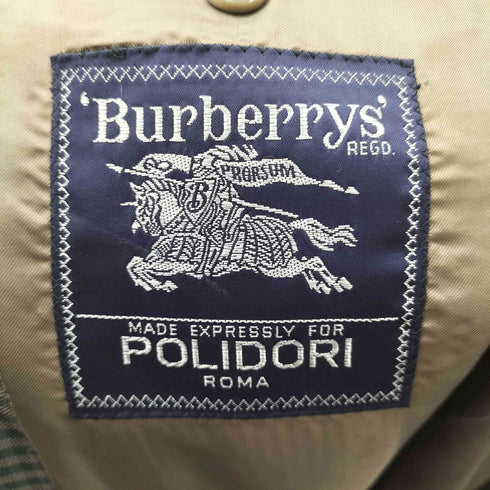バーバリーズ BURBERRYS 80S POLIDORI ROMA チェックテーラードジャケット メンズ JPN:2
