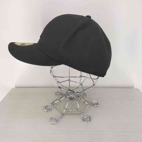 ニューエラ NEW ERA 59FIFTY MLBチームロゴ刺繍 ベースボール キャップ ブラック×ブラック メンズ 7 5/8