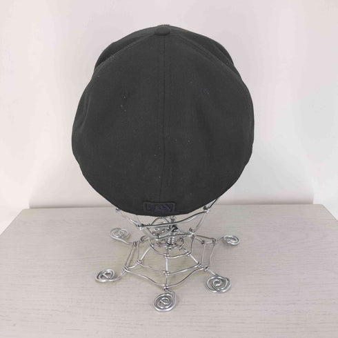 ニューエラ NEW ERA 59FIFTY MLBチームロゴ刺繍 ベースボール キャップ ブラック×ブラック メンズ 7 5/8