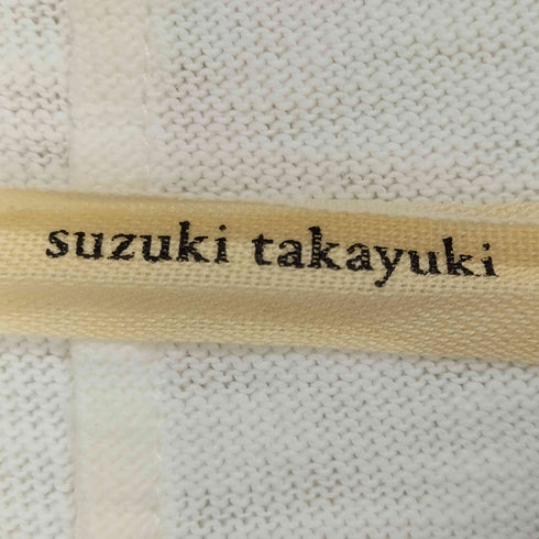 スズキタカユキ suzuki takayuki ヘンリーネック ボックスシルエット 半袖Tシャツ カットソー メンズ