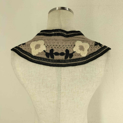 サマンサモスモス samansa Mos2 さがら刺繍付け襟 レディース FREE