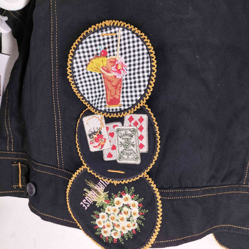 ピンクハウス PINK HOUSE 刺繍ワッペンブルゾン レディース