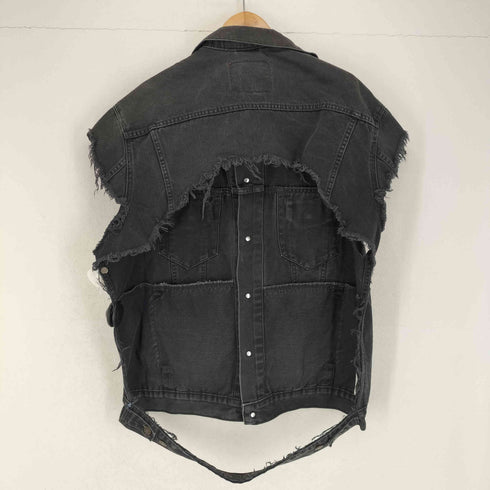リーバイス Levis 70503 02 95年02月製 ダメージデニムベスト メンズ JPN:XL