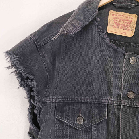 リーバイス Levis 70503 02 95年02月製 ダメージデニムベスト メンズ JPN:XL