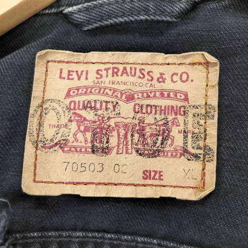 リーバイス Levis 70503 02 95年02月製 ダメージデニムベスト メンズ JPN:XL