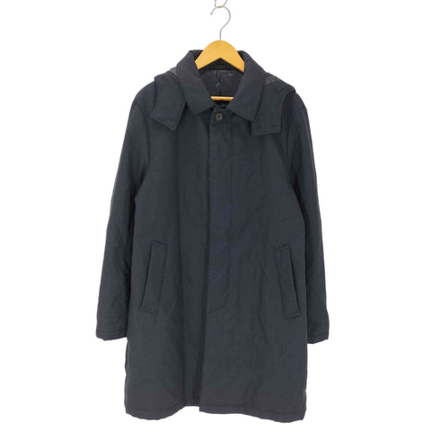 アレキサンダージュリアン ALEXANDER JULIAN フード取り外し ウール ステンカラーコート メンズ JPN:XXL