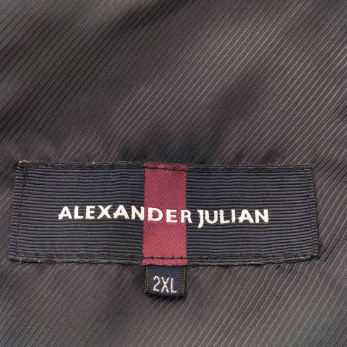アレキサンダージュリアン ALEXANDER JULIAN フード取り外し ウール ステンカラーコート メンズ JPN:XXL