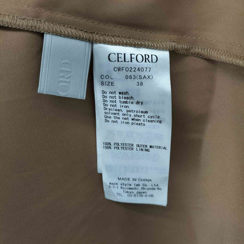 セルフォード CELFORD レースコンビプリーツワンピース レディース JPN:38
