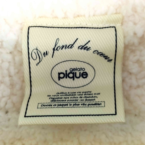 ジェラートピケ gelato pique ふわもこ ボーダースウェット ルームウェア レディース FREE