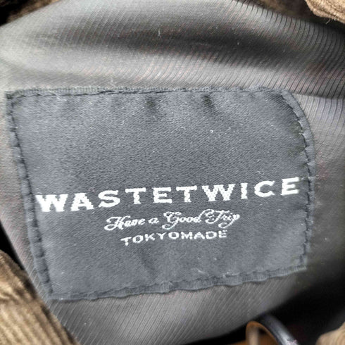 ウエストトゥワイス WASTE TWICE オイルドジャケット メンズ 2