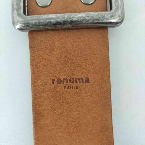 レノマ renoma PARIS レザーカットベルト メンズ