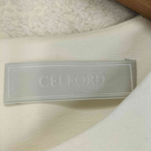 セルフォード CELFORD 21SS ハーフスリーブポンチワンピース レディース JPN:36
