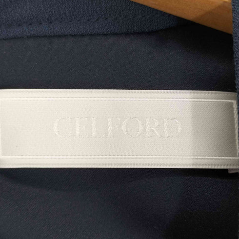 セルフォード CELFORD バックサテンプリーツワンピース レディース JPN:38