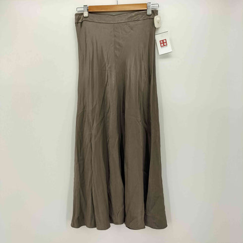 ザラ ZARA サテン エフェクト ミディスカート レディース JPN:M