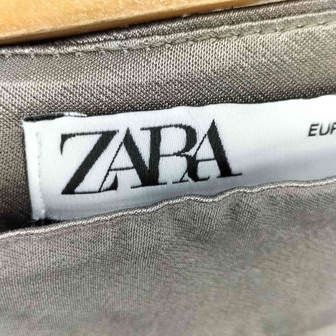 ザラ ZARA サテン エフェクト ミディスカート レディース JPN:M