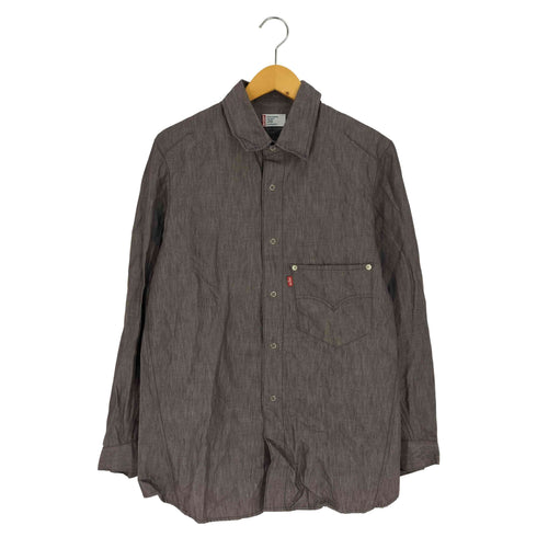 リーバイス Levis ENGINEERED JEANS コットンリネン ポケット シャツ メンズ import:L