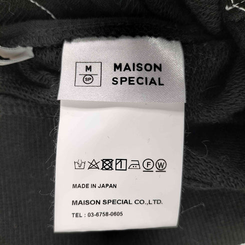 メゾンスペシャル MAISON SPECIAL ステッチデザインクルーネックスウェット レディース FREE