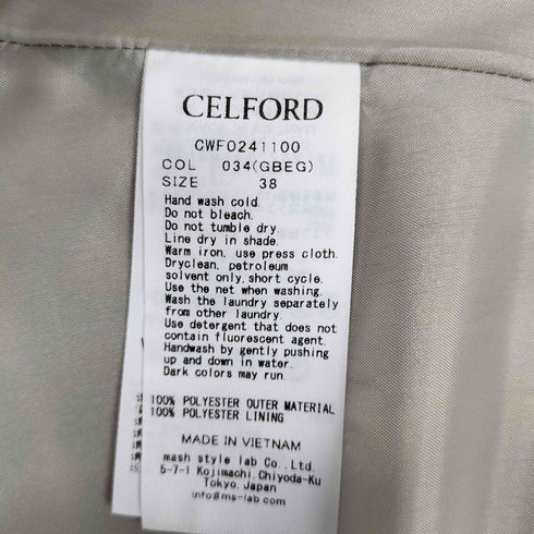 セルフォード CELFORD タフタジャンパードレス レディース JPN:38