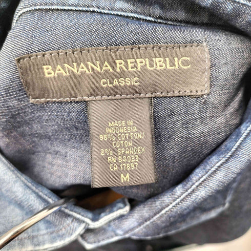 バナナリパブリック BANANA REPUBLIC 00s デニムレギュラーカラーシャツ メンズ JPN:M