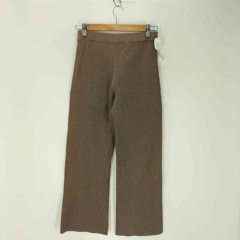 ビューティーアンドユースユナイテッドアローズ BEAUTY & YOUTH UNITED ARROWS リブニットストレートパンツ レディース FREE