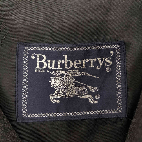 バーバリーズ BURBERRYS PURE CASHMERE ノヴァチェックライナー付きステンカラーコート メンズ