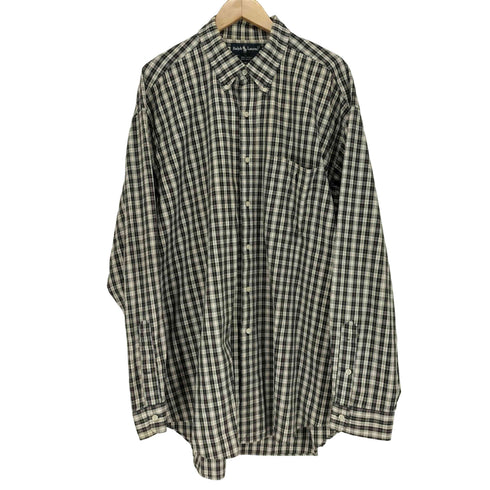 ラルフローレン RALPH LAUREN BIG SHIRT チェック柄オーバーサイズボタンダウンシャツ メンズ XL