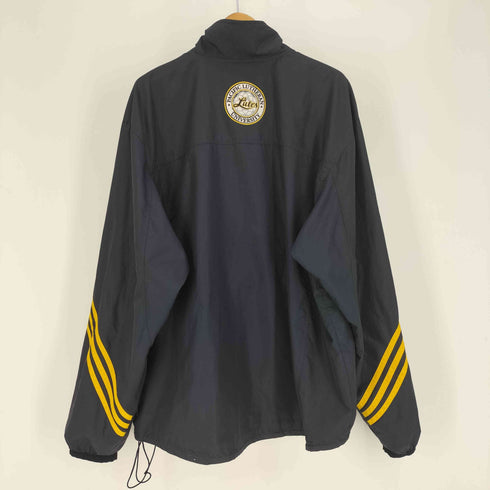 アディダス adidas 00S パフォーマンスロゴ 裏地メッシュ ジップアップ ジャケット Pacific Lutheran University Lutes パシフィック・ルーザラン大学 カレッジロゴ プリント メンズ import:XL