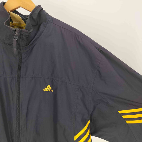 アディダス adidas 00S パフォーマンスロゴ 裏地メッシュ ジップアップ ジャケット Pacific Lutheran University Lutes パシフィック・ルーザラン大学 カレッジロゴ プリント メンズ import:XL