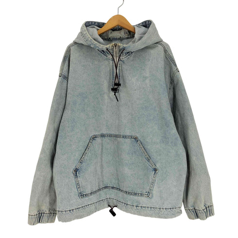 ベルシュカ BERSHKA Hooded Denim Jacket デニム アノラック ジャケット メンズ import:S