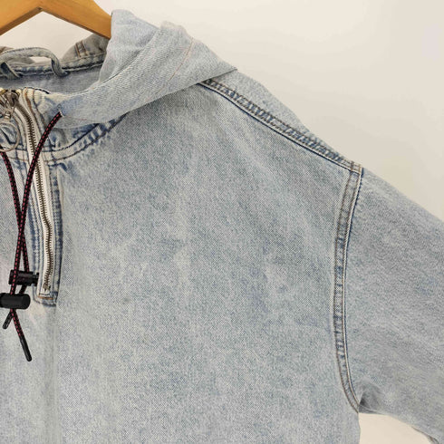 ベルシュカ BERSHKA Hooded Denim Jacket デニム アノラック ジャケット メンズ import:S
