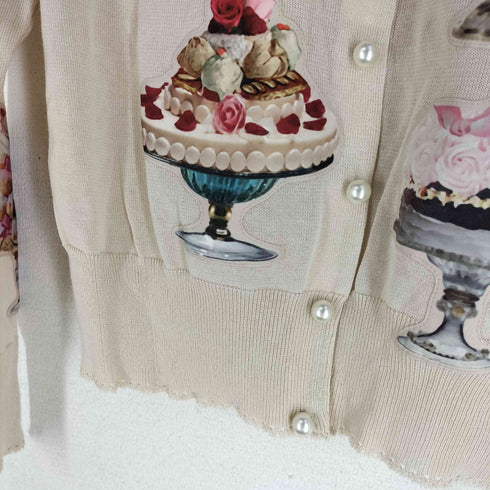 Jane Marple Sweets In The Palace マカロンタワーデコパージュカーディガン レディース M