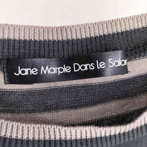 ジェーンマープルドンルサロン Jane Marple Dans Le Salon トライバルサンボのトロンプルイユワンピース レディース JPN:M