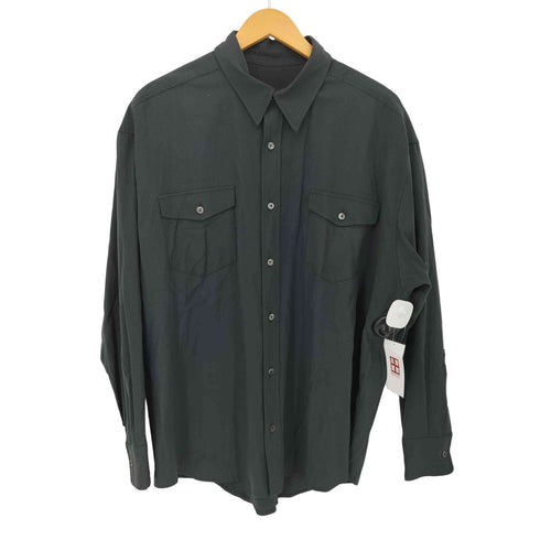 I am dork flap pocket work shirt WOOL メンズ