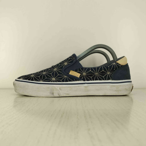 バンズ VANS SLIP ON V98 SASHIKO 刺し子 総柄 スリッポン メンズ JPN:25
