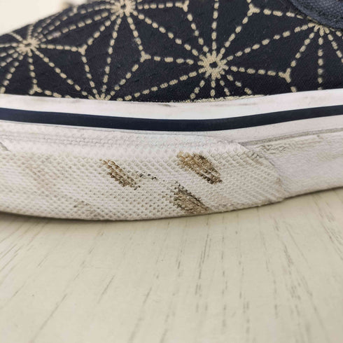 バンズ VANS SLIP ON V98 SASHIKO 刺し子 総柄 スリッポン メンズ JPN:25