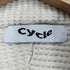 サイクル Cycle インサイドアウトデザインワッフルカットソー レディース