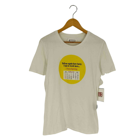 メゾンマルタンマルジェラ Maison Martin Margiela 10 イタリア製 ここのえ期 カレンダープリント クルーネック Tシャツ メンズ 46