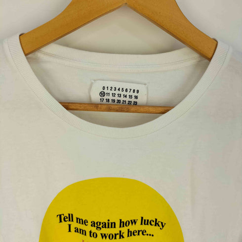 メゾンマルタンマルジェラ Maison Martin Margiela 10 イタリア製 ここのえ期 カレンダープリント クルーネック Tシャツ メンズ 46